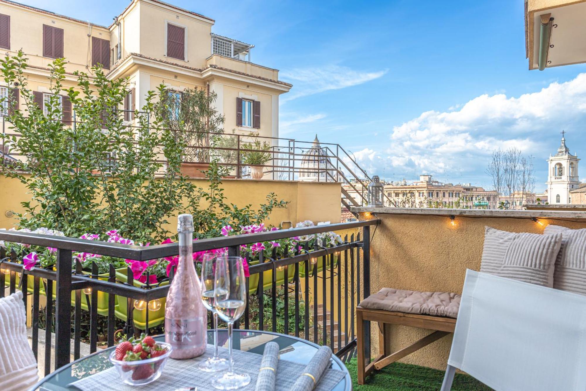 San Pietro Panoramic View Daire Roma Dış mekan fotoğraf
