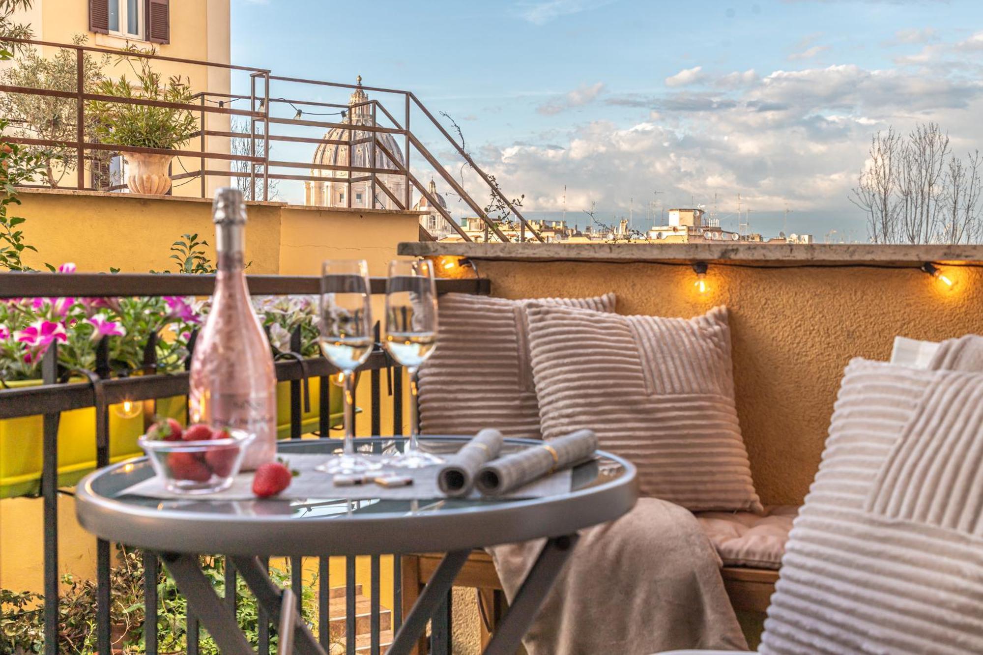 San Pietro Panoramic View Daire Roma Dış mekan fotoğraf